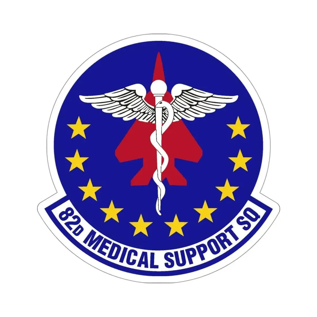 82d Medical Support Squadron (U.S. Air Force) STICKER Vinyl Die-Cut Decal - The Sticker Space