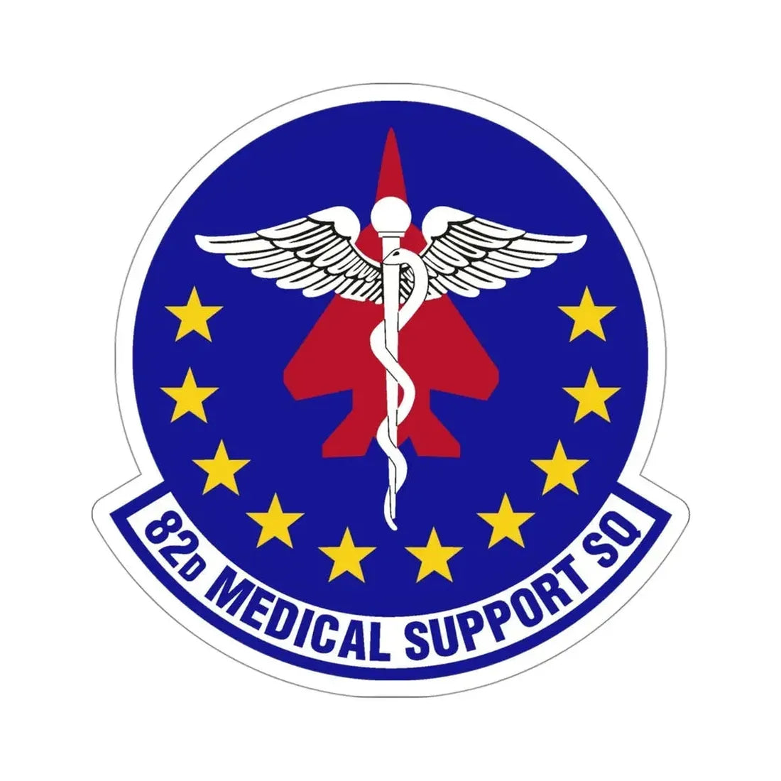 82d Medical Support Squadron (U.S. Air Force) STICKER Vinyl Die-Cut Decal - The Sticker Space