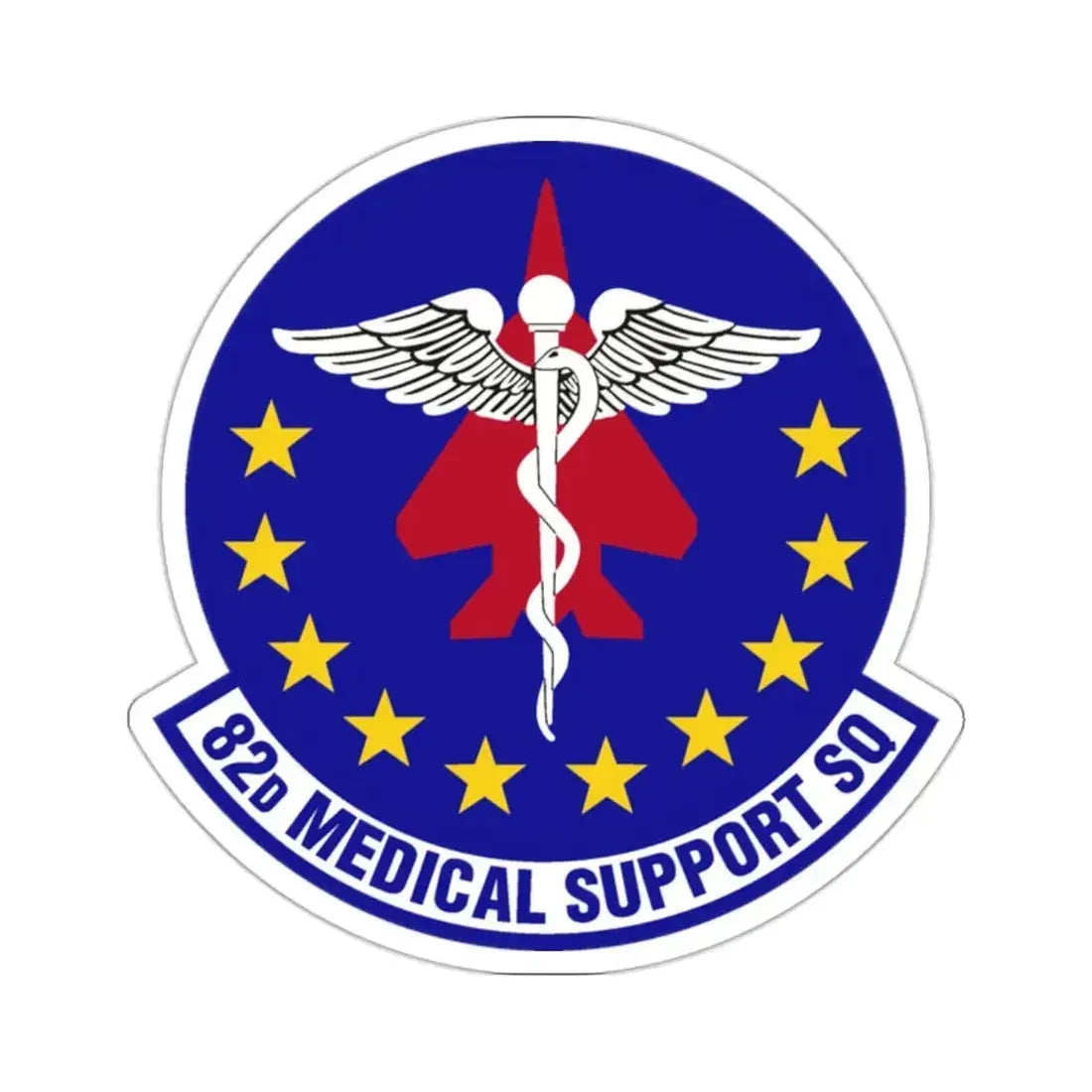 82d Medical Support Squadron (U.S. Air Force) STICKER Vinyl Kiss-Cut Decal - The Sticker Space