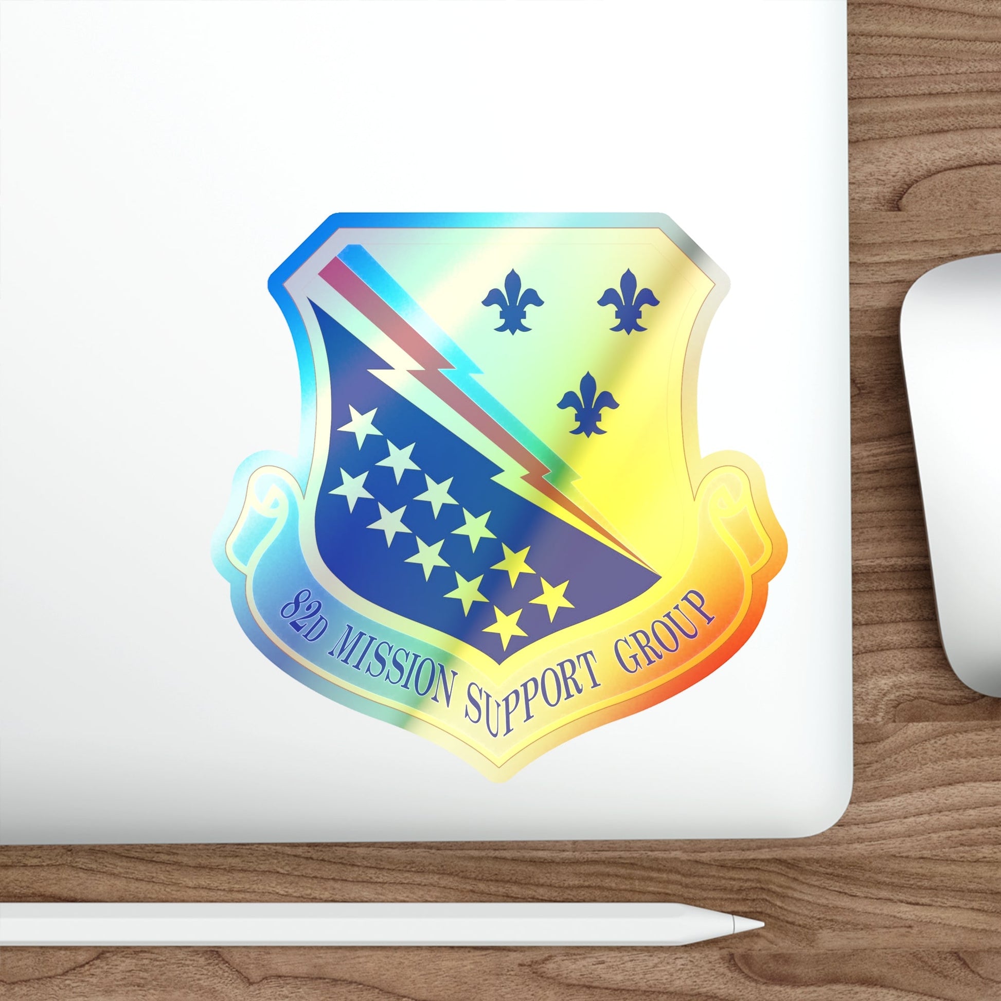 82d Mission Support Group (U.S. Air Force) Holographic STICKER Die-Cut Vinyl Decal-The Sticker Space