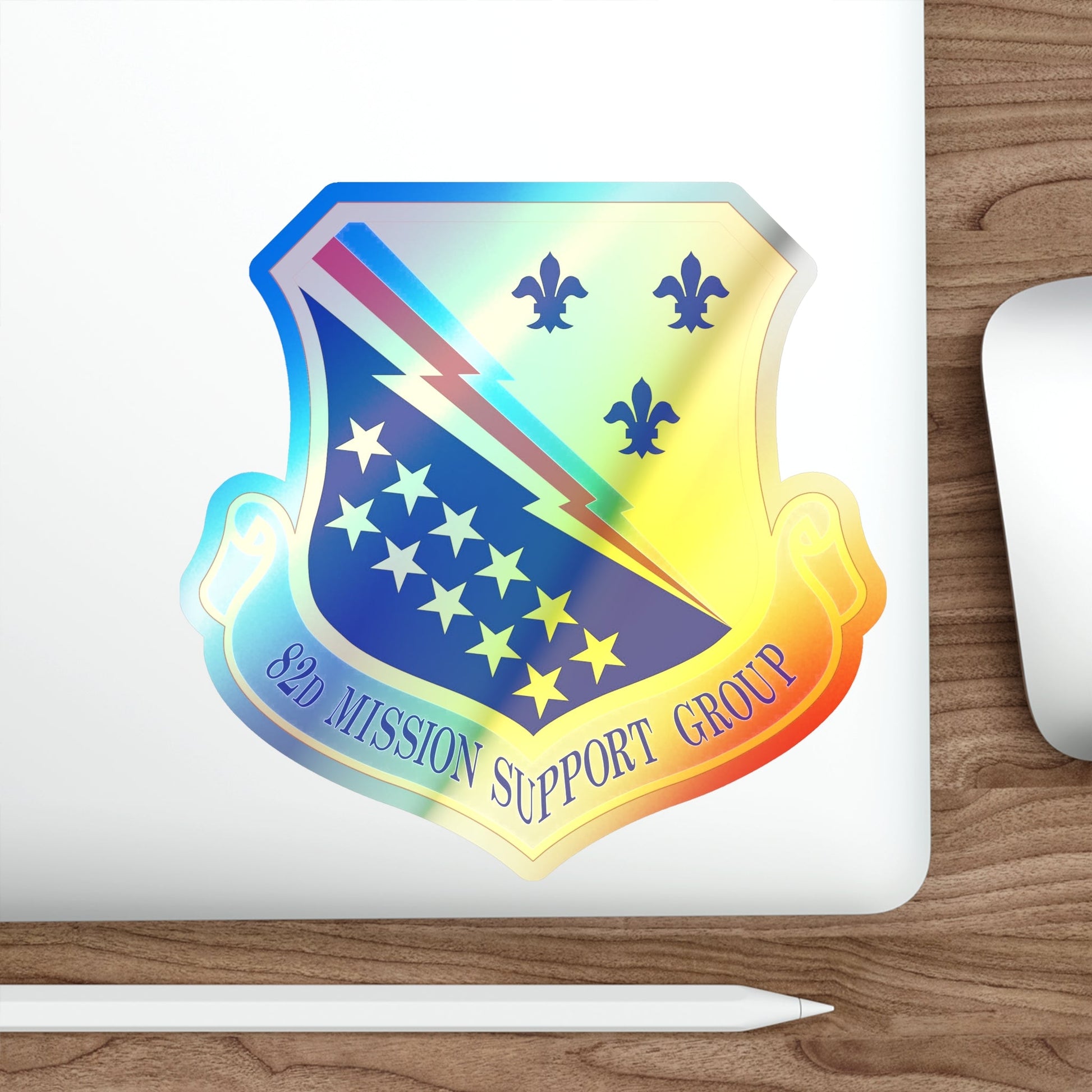 82d Mission Support Group (U.S. Air Force) Holographic STICKER Die-Cut Vinyl Decal-The Sticker Space