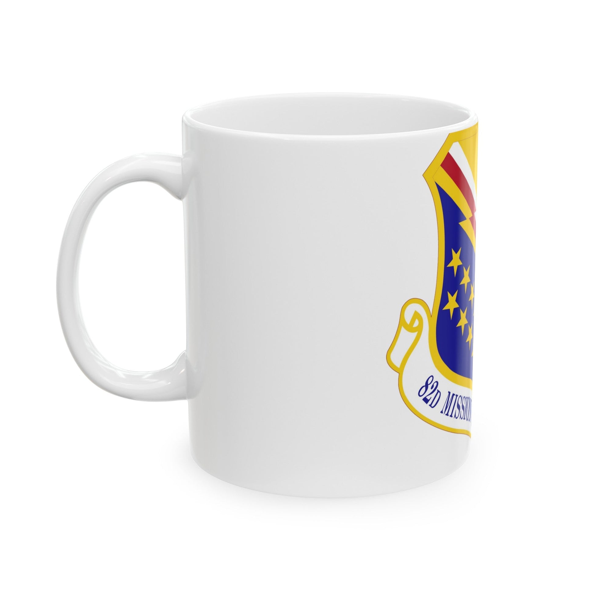 82d Mission Support Group (U.S. Air Force) White Coffee Mug-The Sticker Space