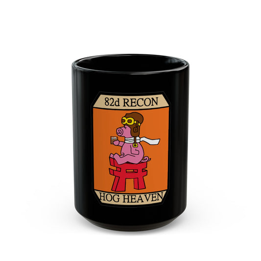 82D RECON Friday Patch (U.S. Air Force) Black Coffee Mug-15oz-The Sticker Space