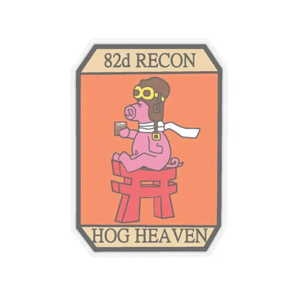 82D RECON Friday Patch (U.S. Air Force) STICKER Vinyl Kiss-Cut Decal 4 Inch Transparent - The Sticker Space