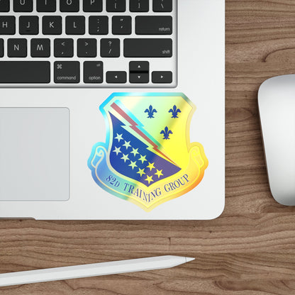 82d Training Group (U.S. Air Force) Holographic STICKER Die-Cut Vinyl Decal-The Sticker Space