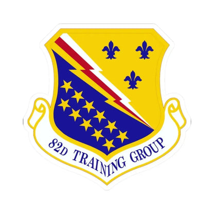 82d Training Group (U.S. Air Force) STICKER Vinyl Kiss-Cut Decal 2 Inch White - The Sticker Space