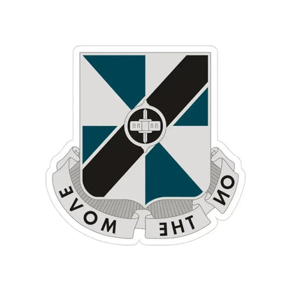 83 Aviation Battalion (U.S. Army) REVERSE PRINT Transparent Die-Cut STICKER 3 Inch Die-Cut Transparent - The Sticker Space