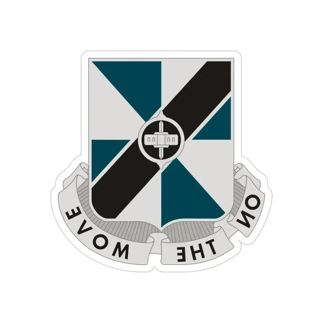 83 Aviation Battalion (U.S. Army) REVERSE PRINT Transparent Die-Cut STICKER 6 Inch Die-Cut Transparent - The Sticker Space