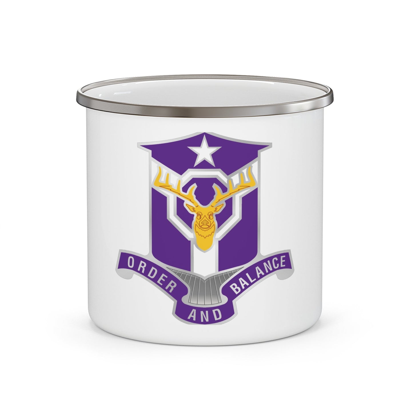 83 Civil Affairs Battalion (U.S. Army) 12oz Enamel Mug-12oz-The Sticker Space