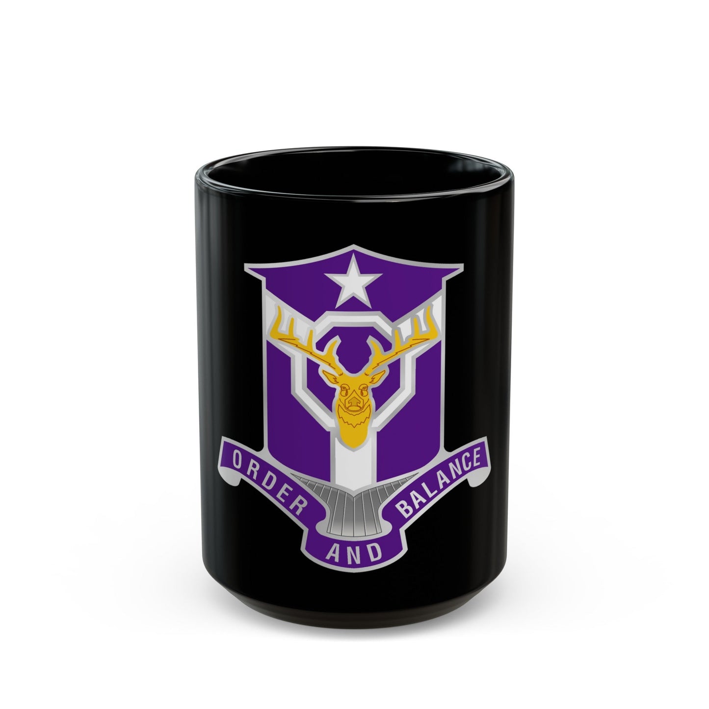 83 Civil Affairs Battalion (U.S. Army) Black Coffee Mug-15oz-The Sticker Space