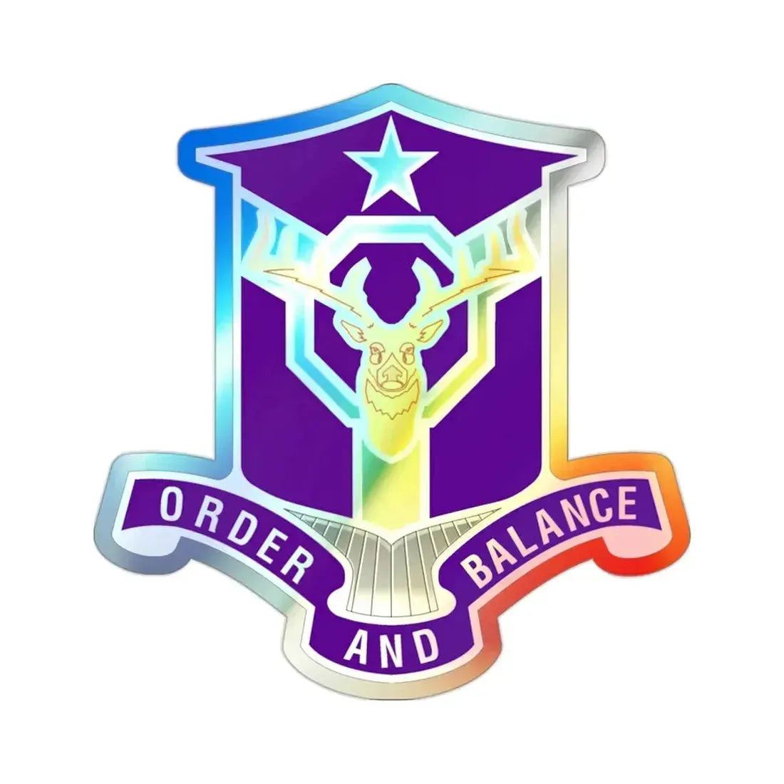 83 Civil Affairs Battalion (U.S. Army) Holographic STICKER Die-Cut Vinyl Decal - The Sticker Space