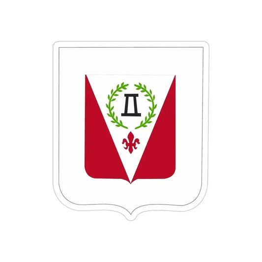 83 Engineer Battalion 2 (U.S. Army) REVERSE PRINT Transparent Die-Cut STICKER 6 Inch Die-Cut Transparent - The Sticker Space