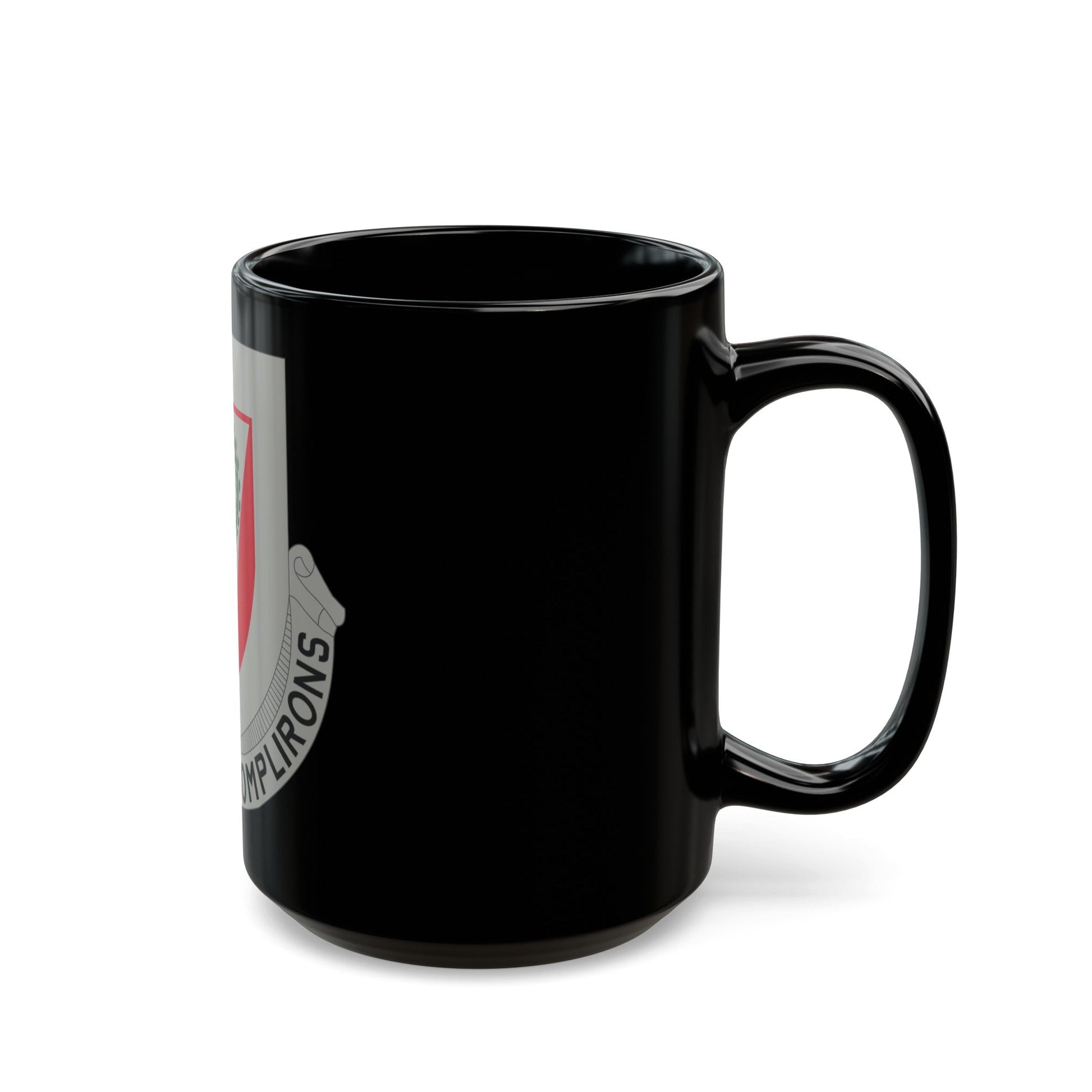 83 Engineer Battalion (U.S. Army) Black Coffee Mug-The Sticker Space