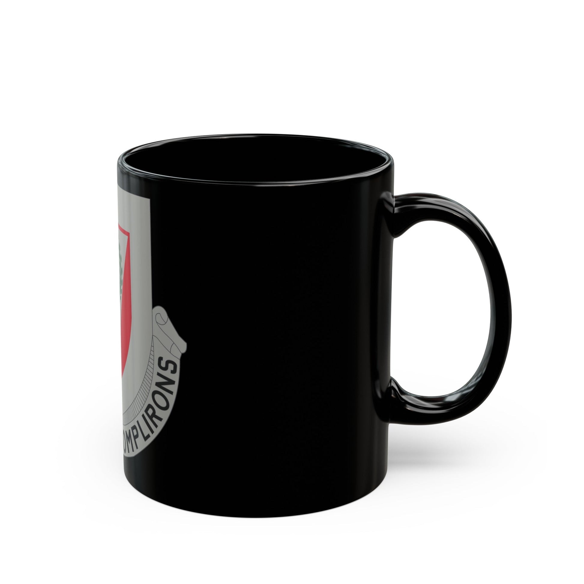 83 Engineer Battalion (U.S. Army) Black Coffee Mug-The Sticker Space