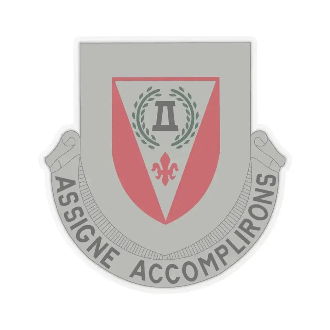 83 Engineer Battalion (U.S. Army) STICKER Vinyl Kiss-Cut Decal 4 Inch Transparent - The Sticker Space