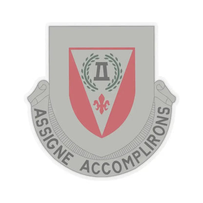 83 Engineer Battalion (U.S. Army) STICKER Vinyl Kiss-Cut Decal 4 Inch Transparent - The Sticker Space