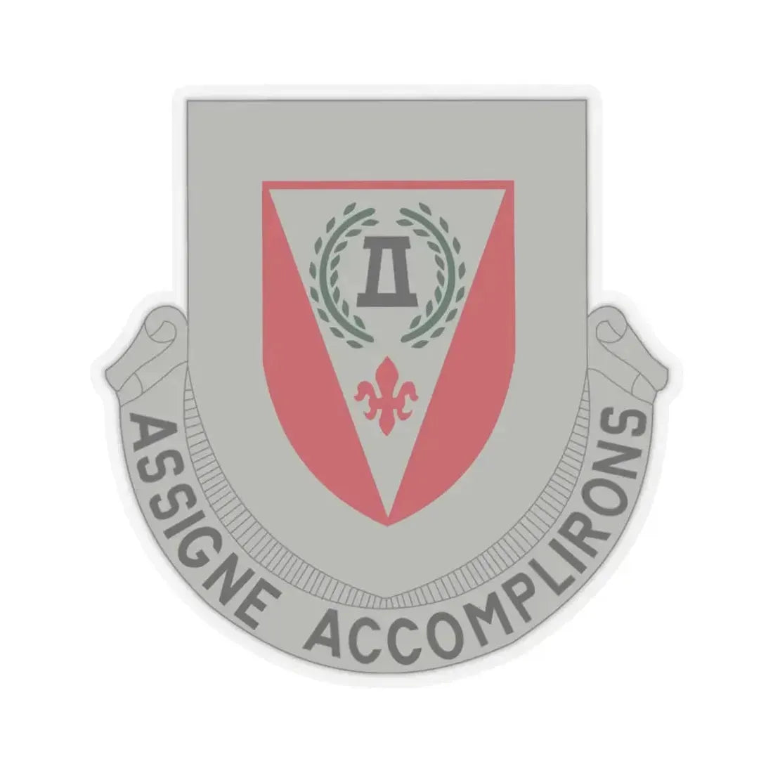 83 Engineer Battalion (U.S. Army) STICKER Vinyl Kiss-Cut Decal 6 Inch Transparent - The Sticker Space