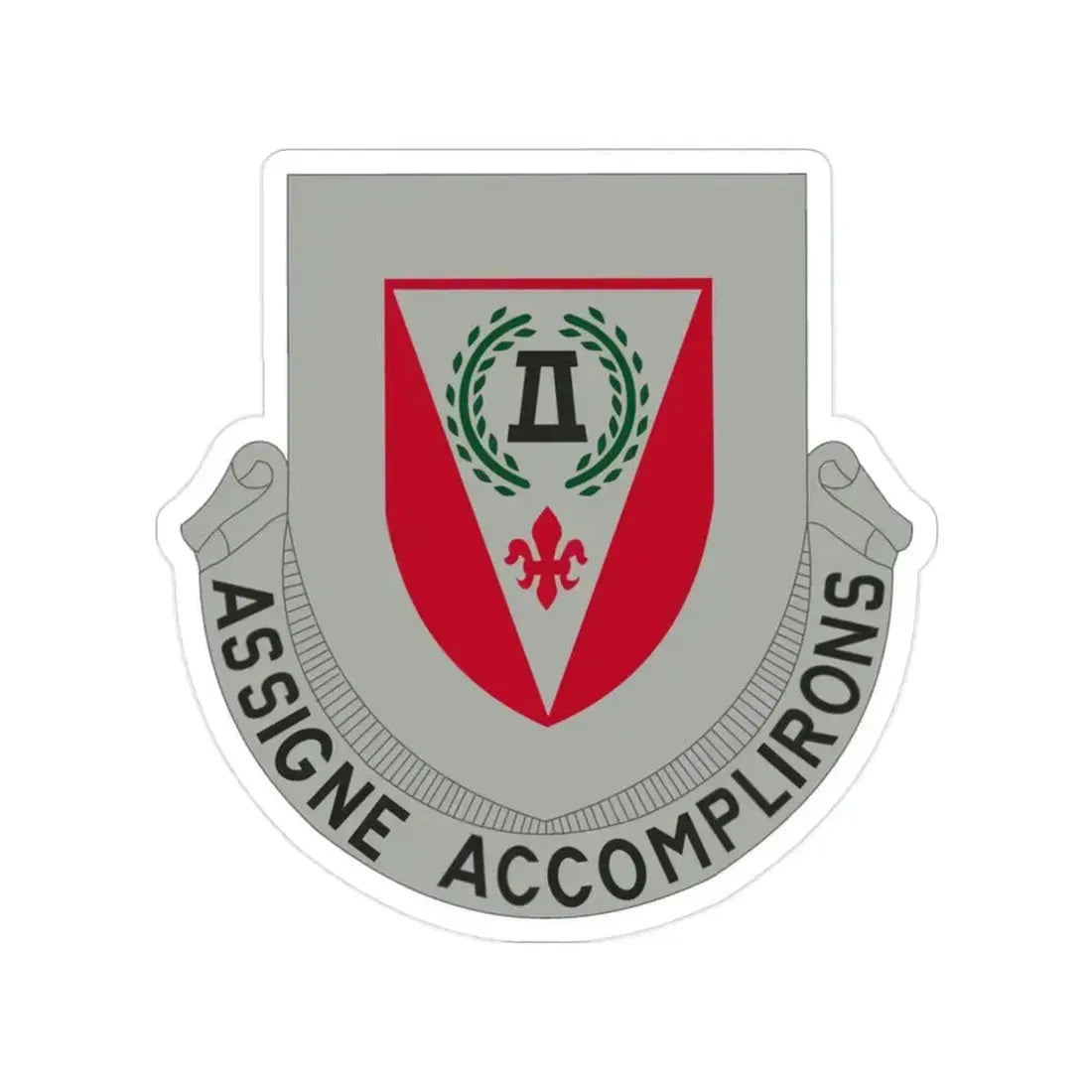 83 Engineer Battalion (U.S. Army) Transparent STICKER Die-Cut Vinyl Decal 2 Inch - The Sticker Space