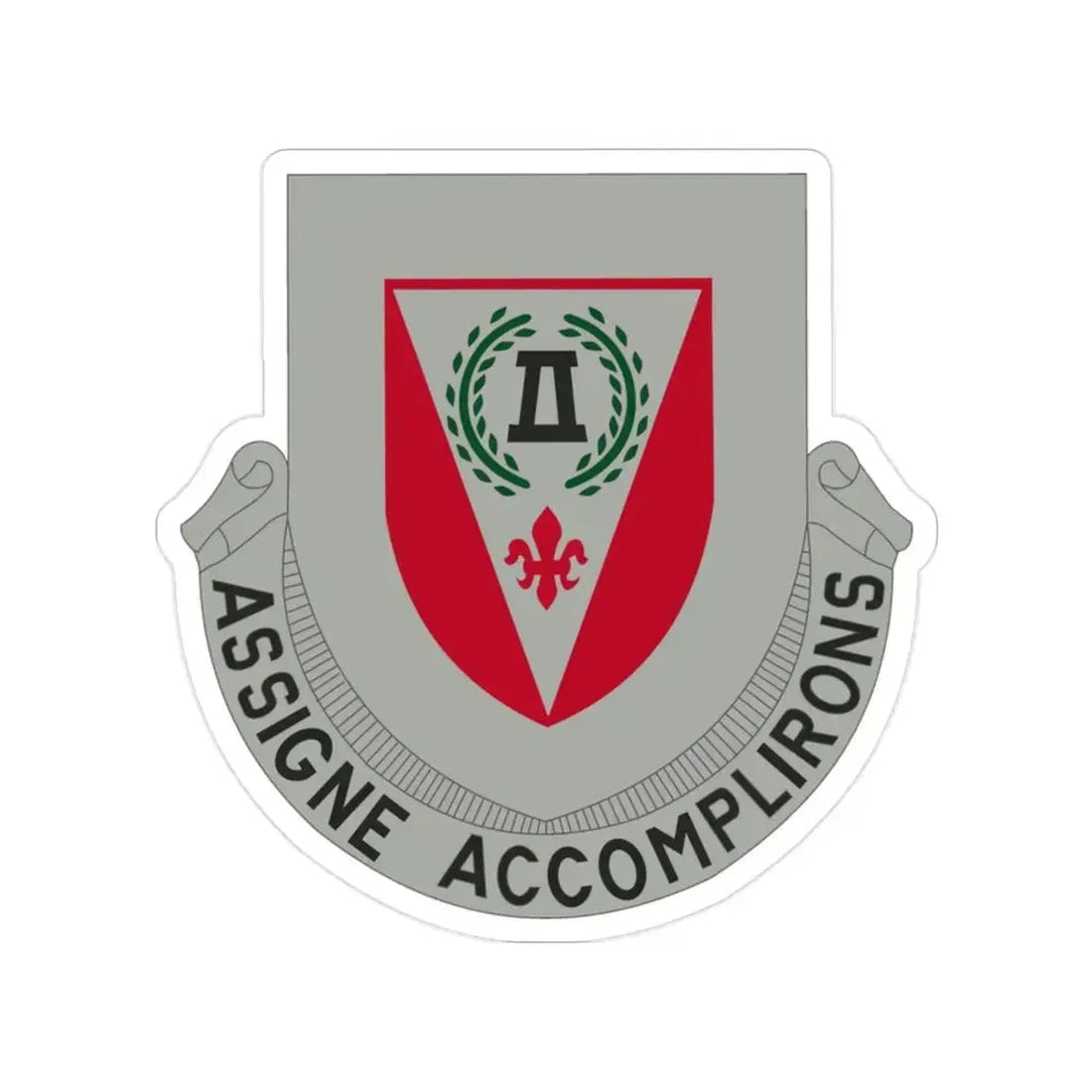 83 Engineer Battalion (U.S. Army) Transparent STICKER Die-Cut Vinyl Decal 2 Inch - The Sticker Space