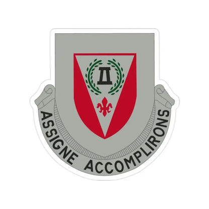 83 Engineer Battalion (U.S. Army) Transparent STICKER Die-Cut Vinyl Decal 2 Inch - The Sticker Space