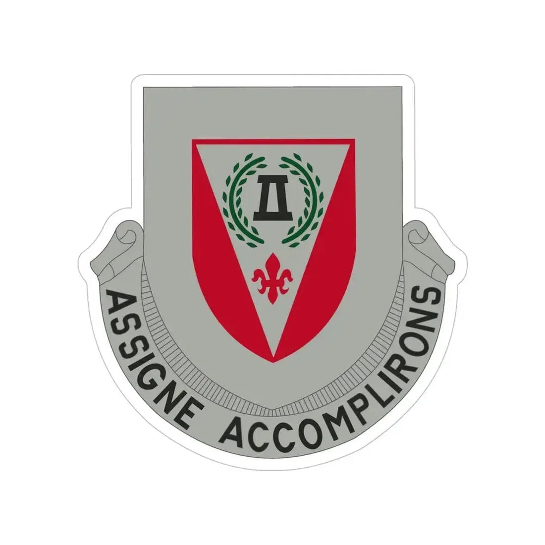 83 Engineer Battalion (U.S. Army) Transparent STICKER Die-Cut Vinyl Decal 5 Inch - The Sticker Space