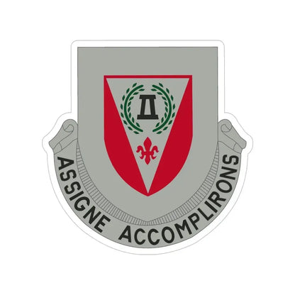 83 Engineer Battalion (U.S. Army) Transparent STICKER Die-Cut Vinyl Decal - The Sticker Space