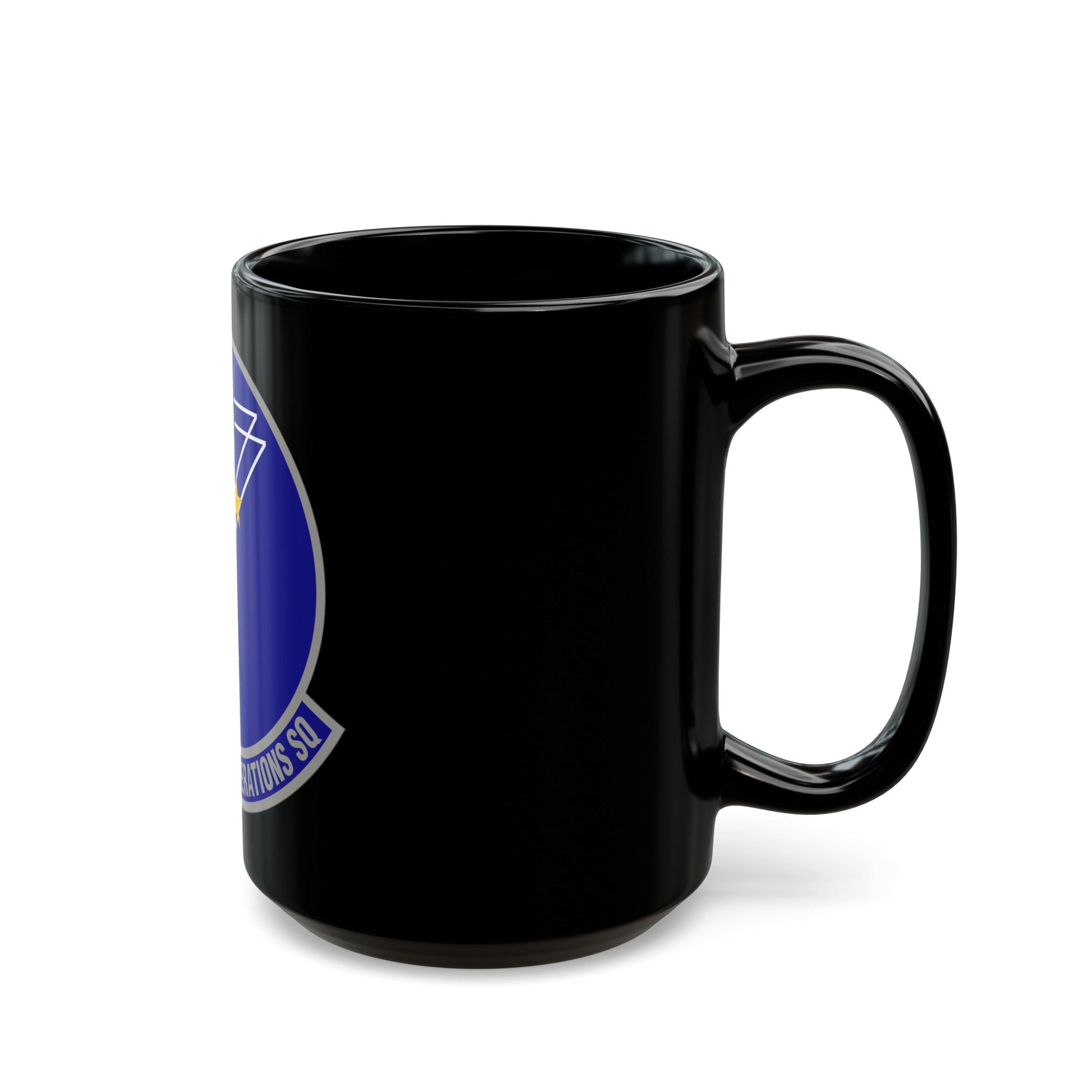 83 Network Operations Squadron ACC (U.S. Air Force) Black Coffee Mug-The Sticker Space