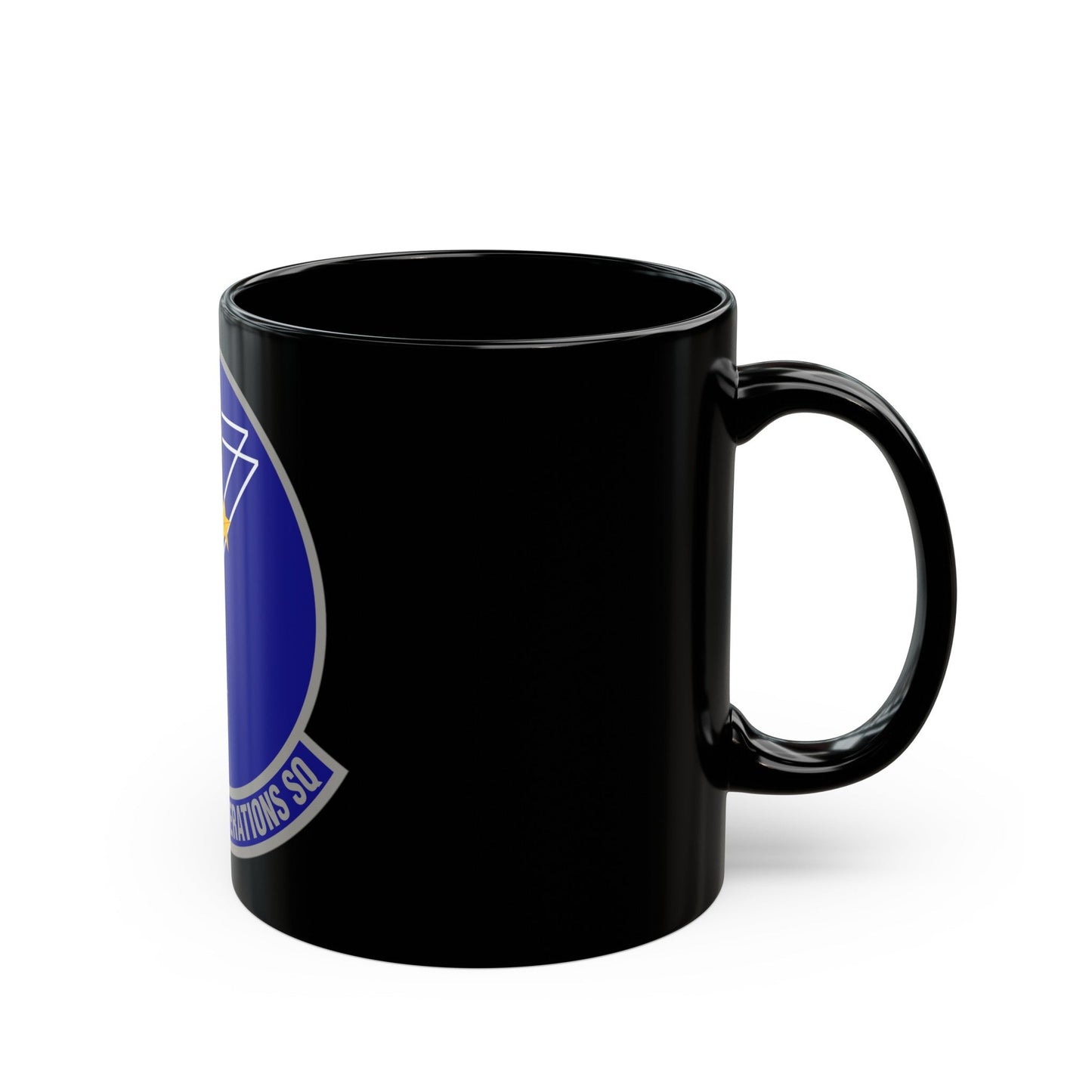 83 Network Operations Squadron ACC (U.S. Air Force) Black Coffee Mug-The Sticker Space