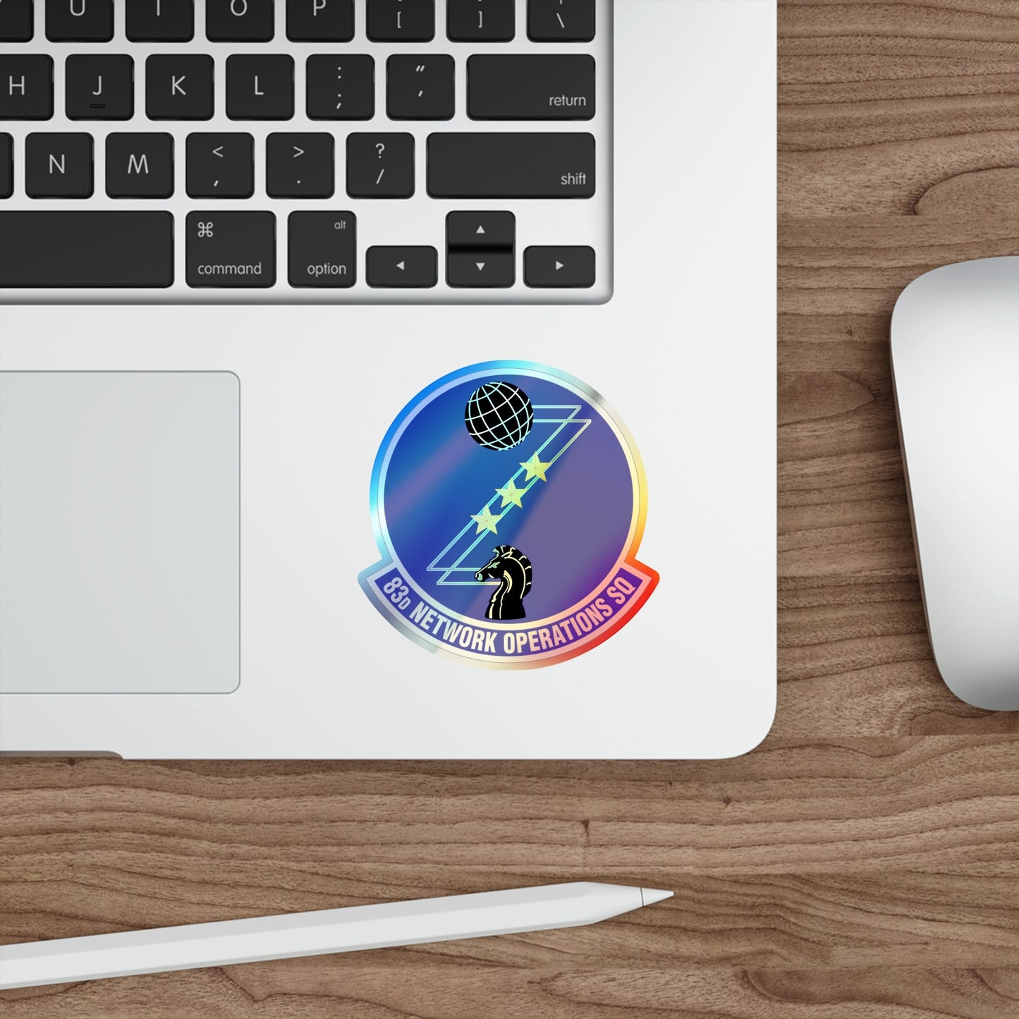 83 Network Operations Squadron ACC (U.S. Air Force) Holographic STICKER Die-Cut Vinyl Decal-The Sticker Space