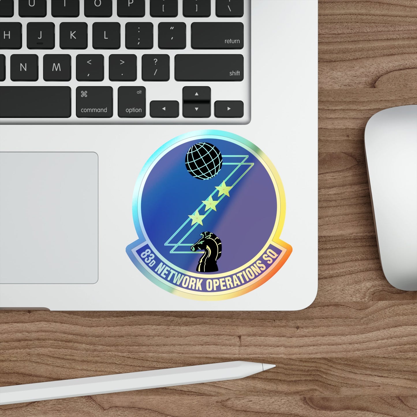 83 Network Operations Squadron ACC (U.S. Air Force) Holographic STICKER Die-Cut Vinyl Decal-The Sticker Space