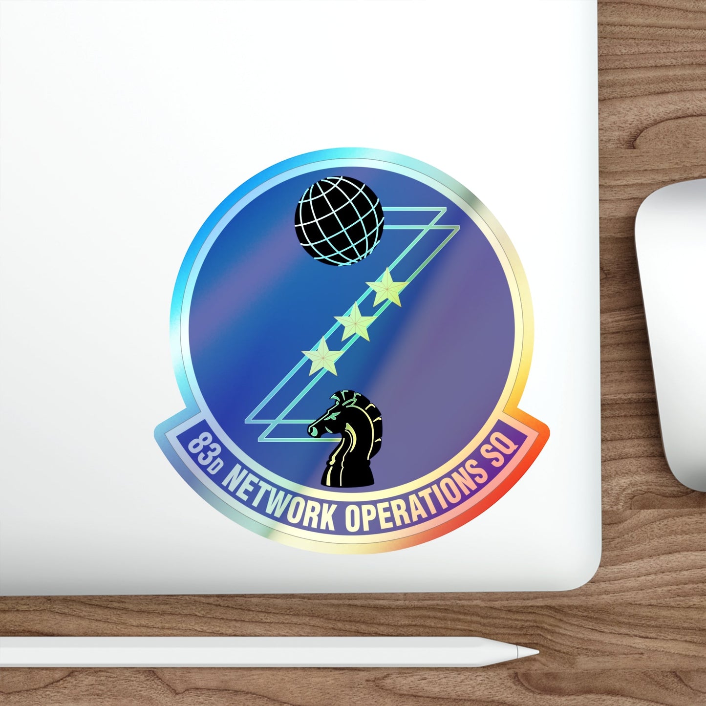 83 Network Operations Squadron ACC (U.S. Air Force) Holographic STICKER Die-Cut Vinyl Decal-The Sticker Space