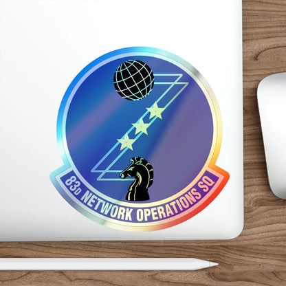 83 Network Operations Squadron ACC (U.S. Air Force) Holographic STICKER Die-Cut Vinyl Decal-The Sticker Space