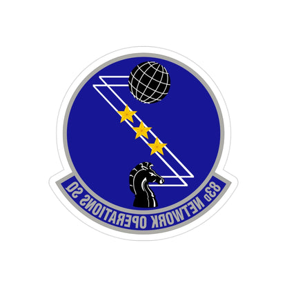 83 Network Operations Squadron ACC (U.S. Air Force) REVERSE PRINT Transparent STICKER-3 Inch-The Sticker Space