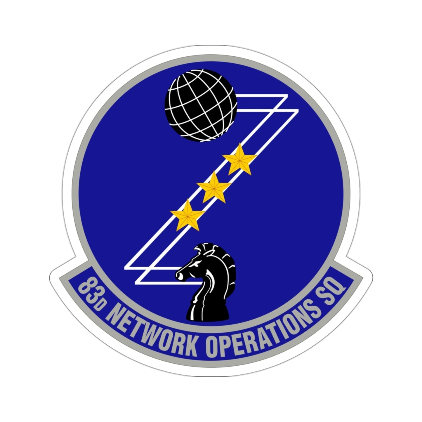 83 Network Operations Squadron ACC (U.S. Air Force) STICKER Vinyl Die-Cut Decal-3 Inch-The Sticker Space