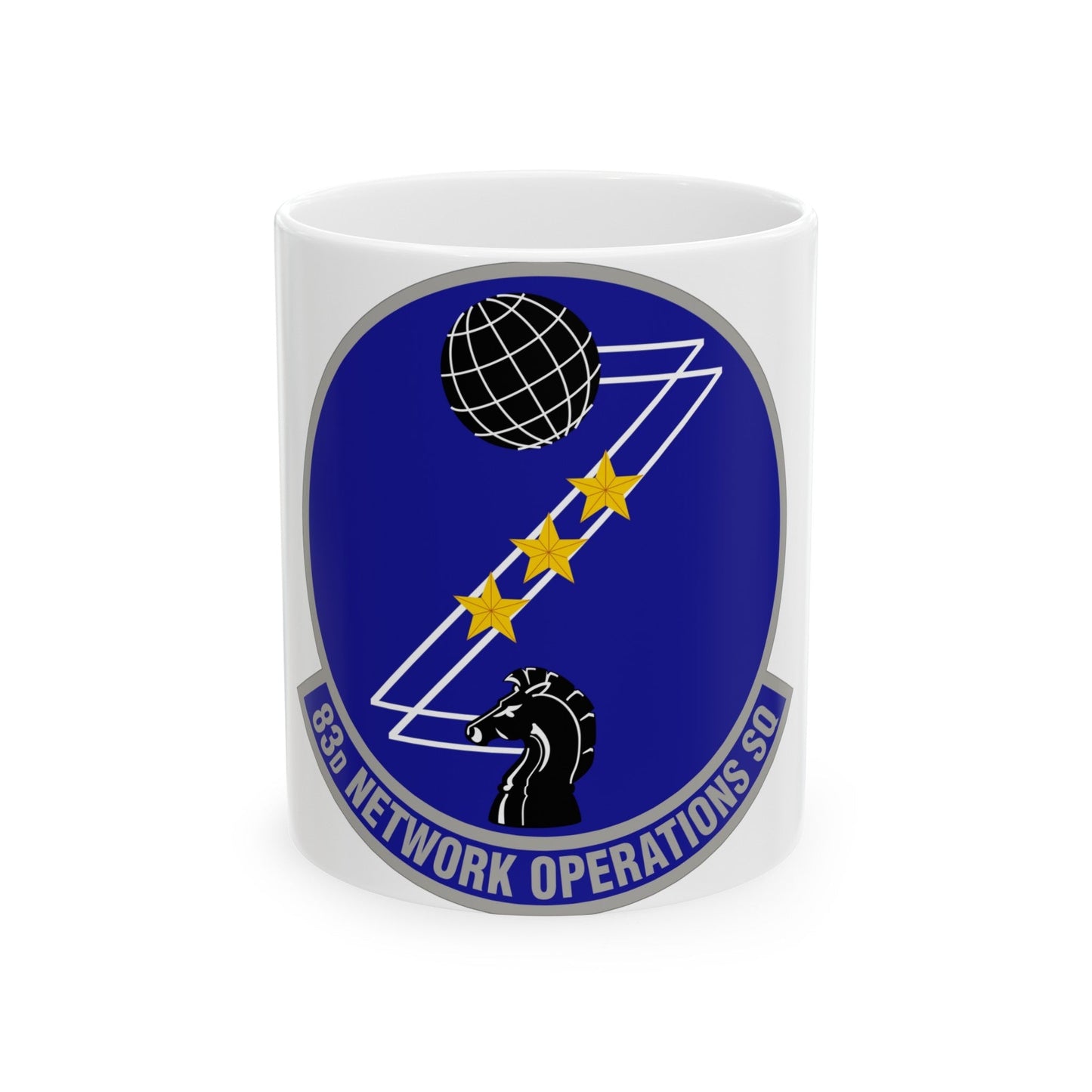 83 Network Operations Squadron ACC (U.S. Air Force) White Coffee Mug-11oz-The Sticker Space