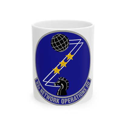 83 Network Operations Squadron ACC (U.S. Air Force) White Coffee Mug-11oz-The Sticker Space