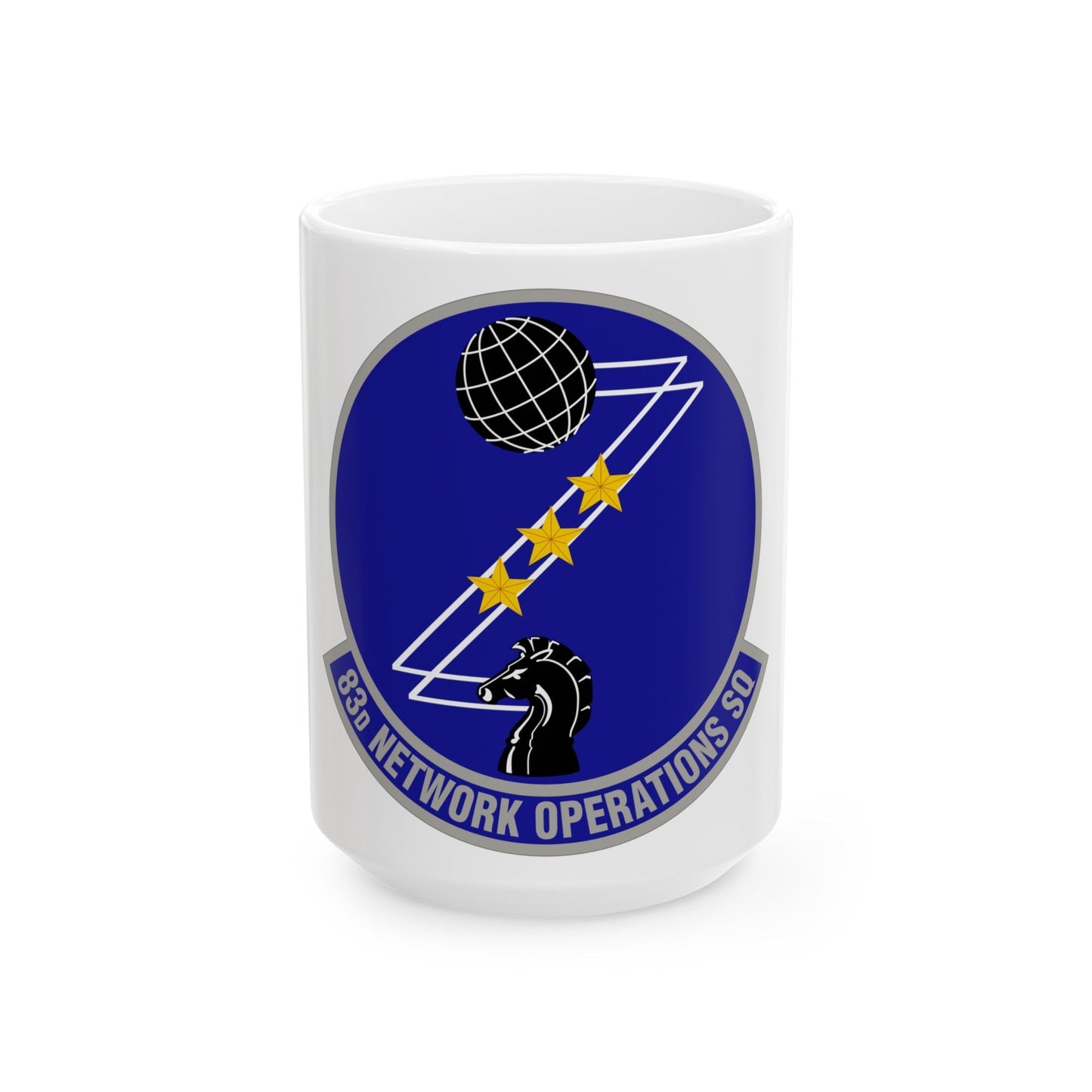 83 Network Operations Squadron ACC (U.S. Air Force) White Coffee Mug-15oz-The Sticker Space