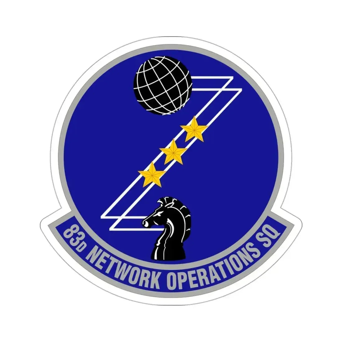 83 Network Operations Squadron ACC (U.S. Air Force) STICKER Vinyl Die-Cut Decal 3 Inch - The Sticker Space