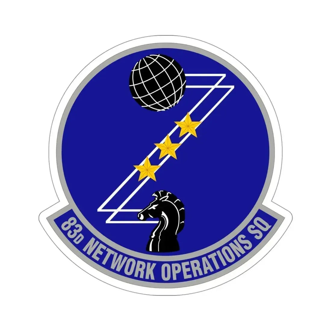 83 Network Operations Squadron ACC (U.S. Air Force) STICKER Vinyl Die-Cut Decal 4 Inch - The Sticker Space