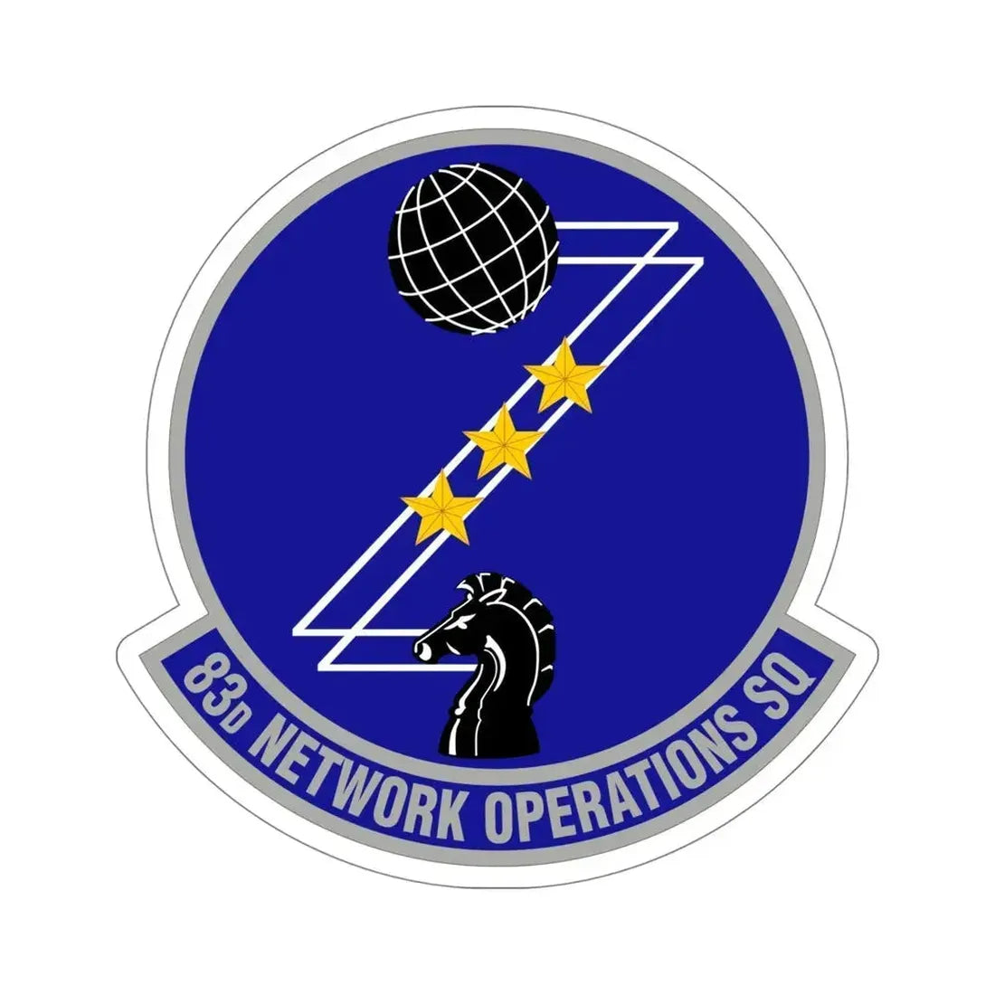 83 Network Operations Squadron ACC (U.S. Air Force) STICKER Vinyl Die-Cut Decal 5 Inch - The Sticker Space
