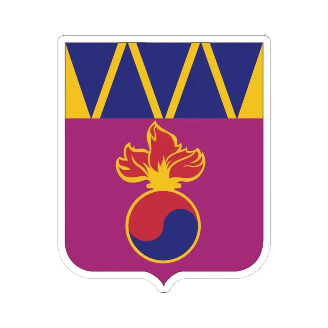 83 Ordnance Battalion 2 (U.S. Army) STICKER Vinyl Kiss-Cut Decal 4 Inch White - The Sticker Space