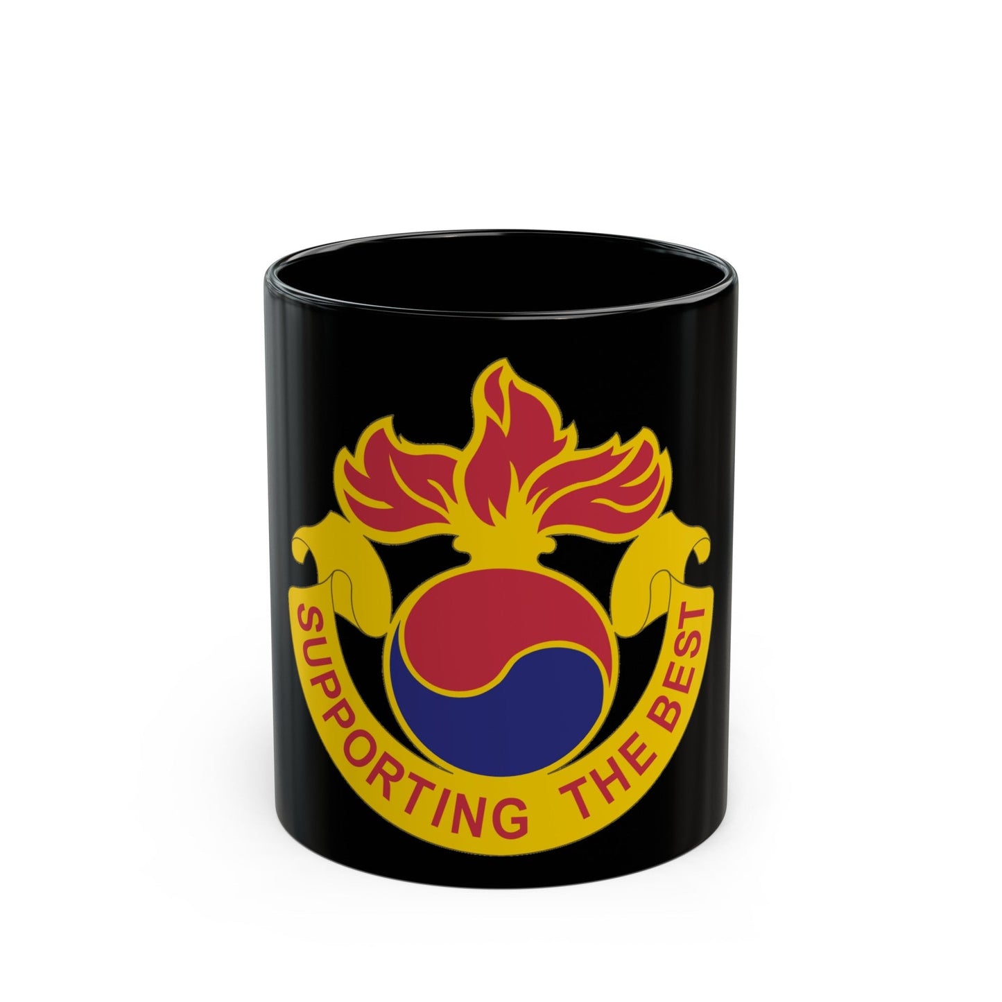 83 Ordnance Battalion (U.S. Army) Black Coffee Mug-11oz-The Sticker Space