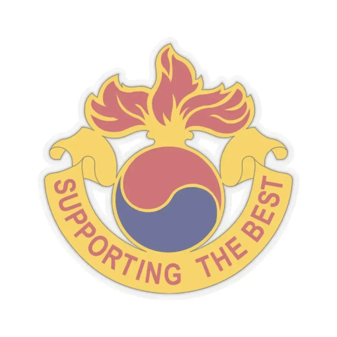 83 Ordnance Battalion (U.S. Army) STICKER Vinyl Kiss-Cut Decal 2 Inch Transparent - The Sticker Space