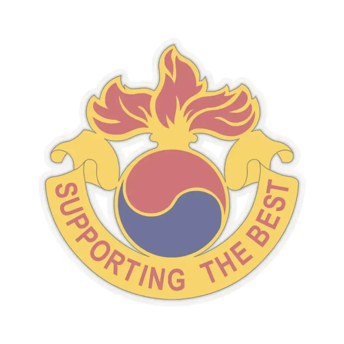 83 Ordnance Battalion (U.S. Army) STICKER Vinyl Kiss-Cut Decal 3 Inch Transparent - The Sticker Space