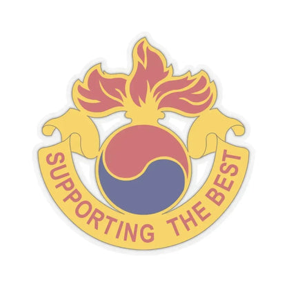 83 Ordnance Battalion (U.S. Army) STICKER Vinyl Kiss-Cut Decal 3 Inch Transparent - The Sticker Space