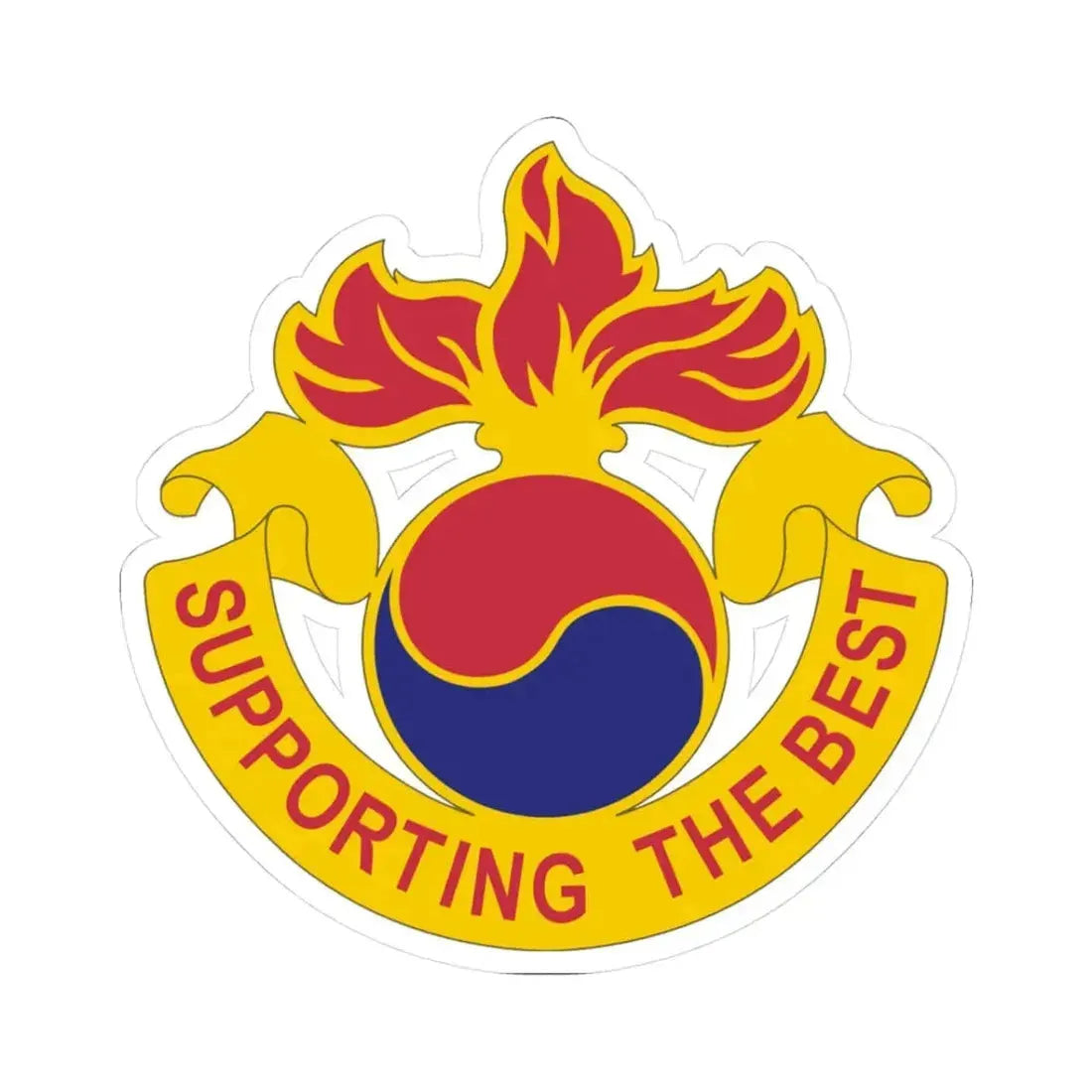 83 Ordnance Battalion (U.S. Army) STICKER Vinyl Kiss-Cut Decal 3 Inch White - The Sticker Space