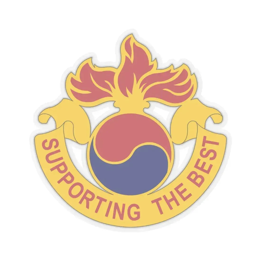 83 Ordnance Battalion (U.S. Army) STICKER Vinyl Kiss-Cut Decal 4 Inch Transparent - The Sticker Space