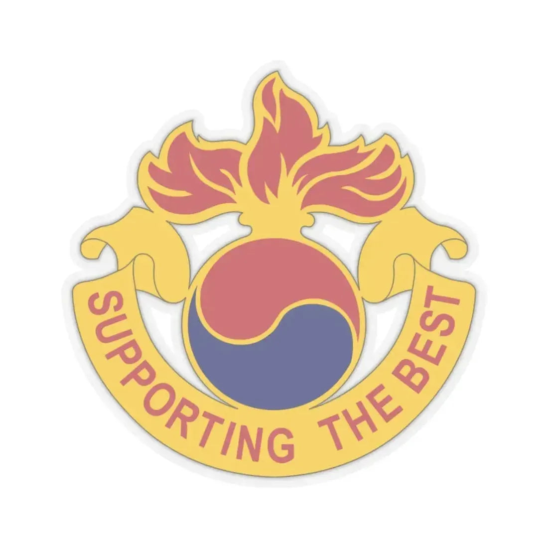 83 Ordnance Battalion (U.S. Army) STICKER Vinyl Kiss-Cut Decal 6 Inch Transparent - The Sticker Space