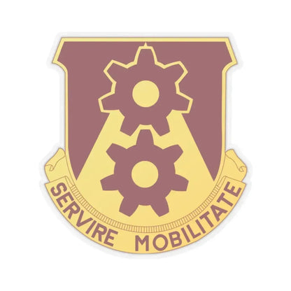 83 Transportation Battalion (U.S. Army) STICKER Vinyl Kiss-Cut Decal 2 Inch Transparent - The Sticker Space
