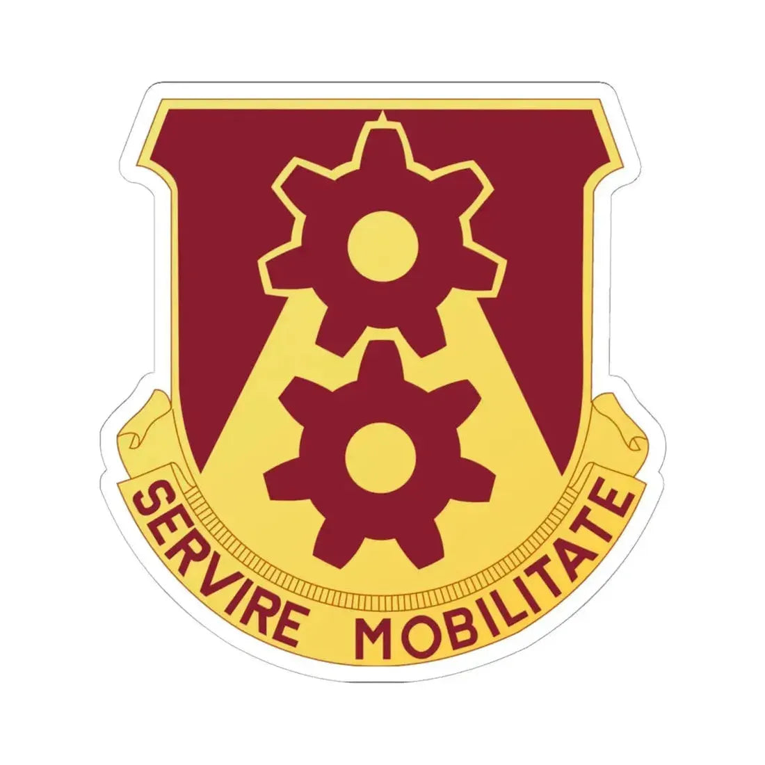 83 Transportation Battalion (U.S. Army) STICKER Vinyl Kiss-Cut Decal 6 Inch White - The Sticker Space